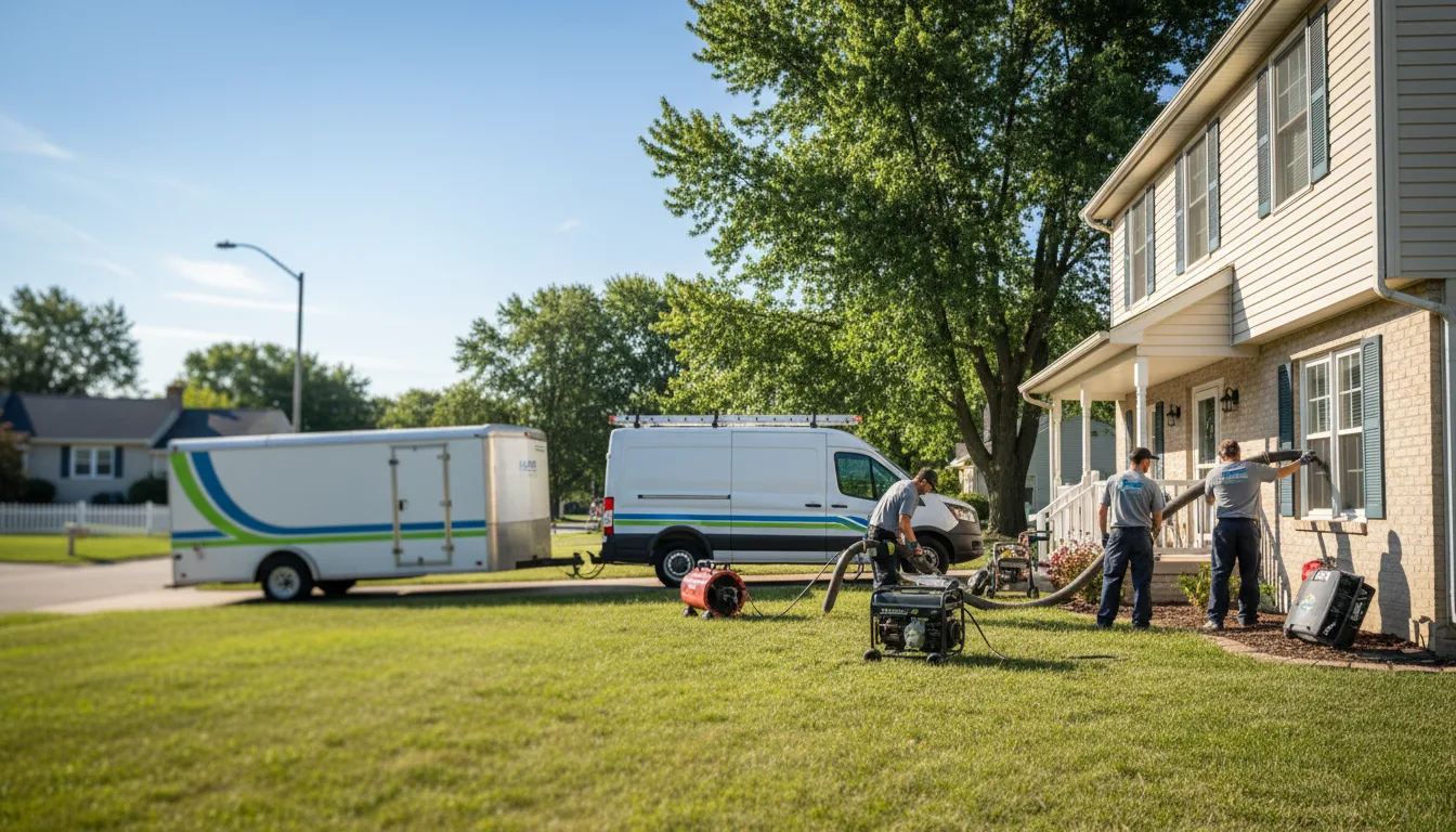 Flooded Basement Restoration And Cleanup With Repair in Neshkoro, WI near me